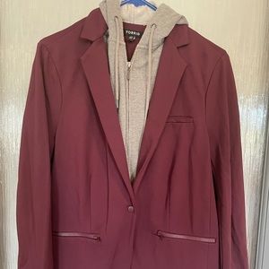 Blazer casual jacket hoodie